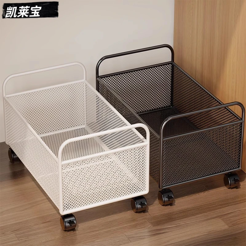 可移动书包置物架装书小推车书架放置神器桌下收纳筐书本架子书箱
