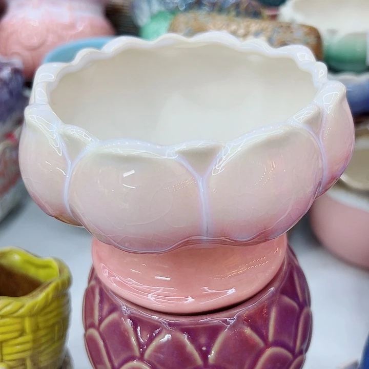 有孔，满10元发货多肉陶瓷花盆