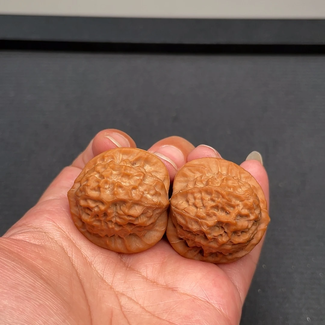 把件猴头核桃35×36全品头茬瓷娃娃XM3480