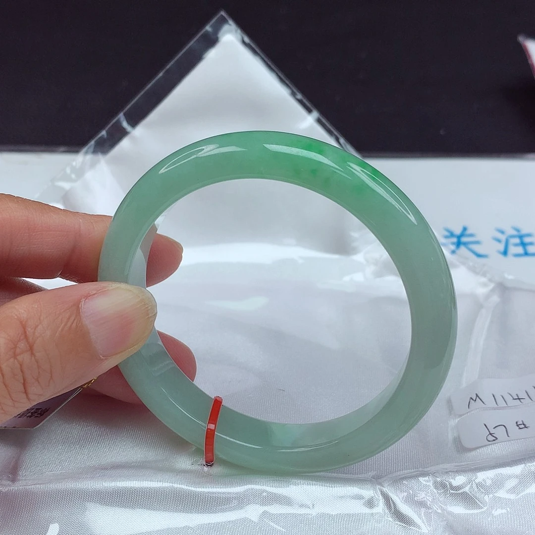 翡翠未镶嵌手镯57圈4150