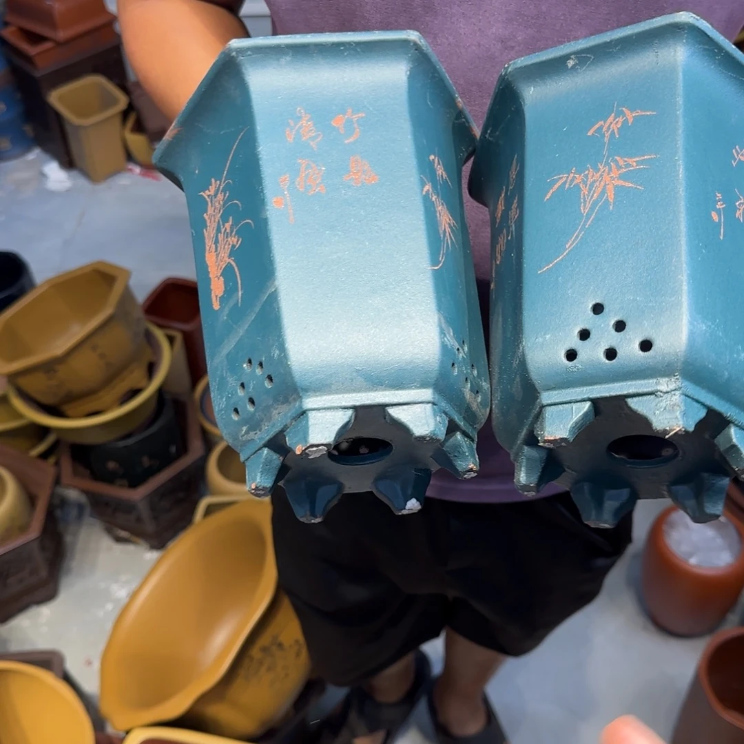 紫砂花盆瑕疵和瑕疵