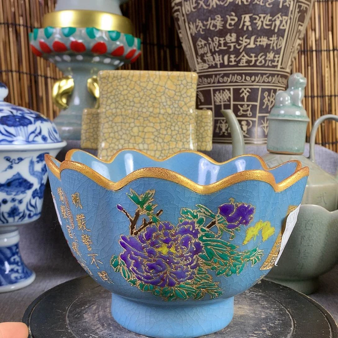 摆件瓷器真的很好看的无**人