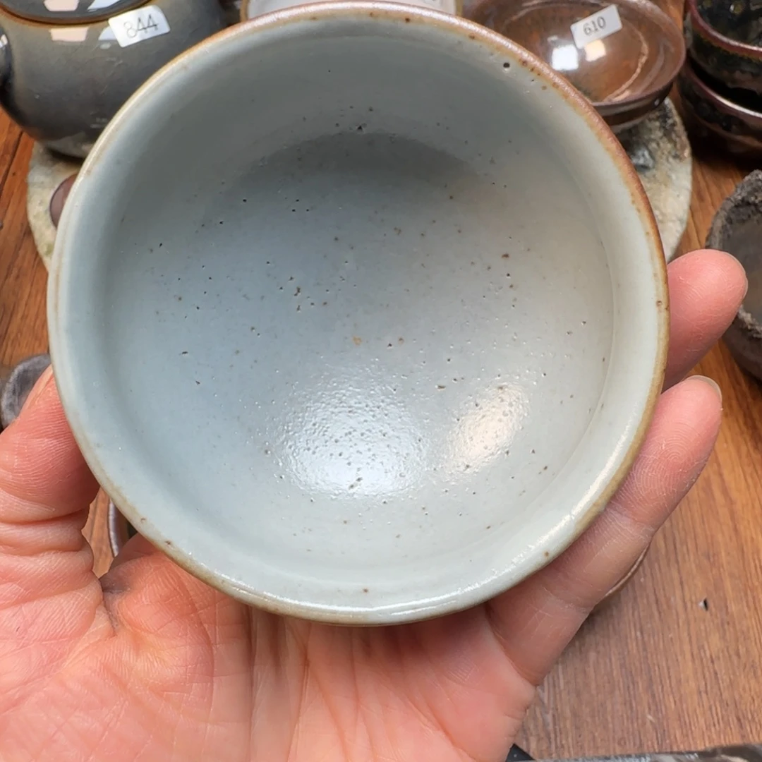 柴烧建盏茶盏茶杯749