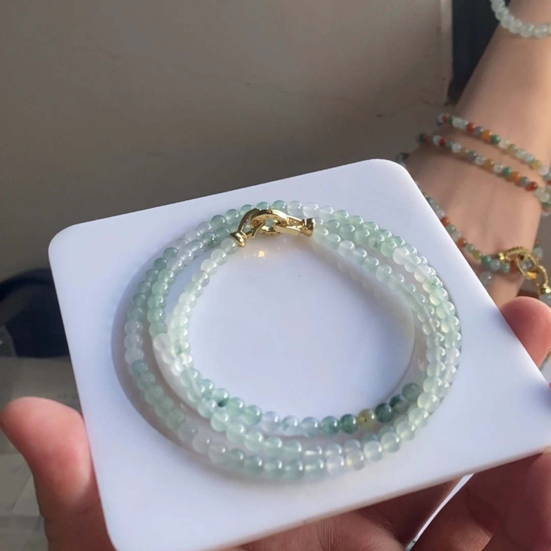 定制翡翠未镶嵌46 缅甸翡翠A货卡4.3