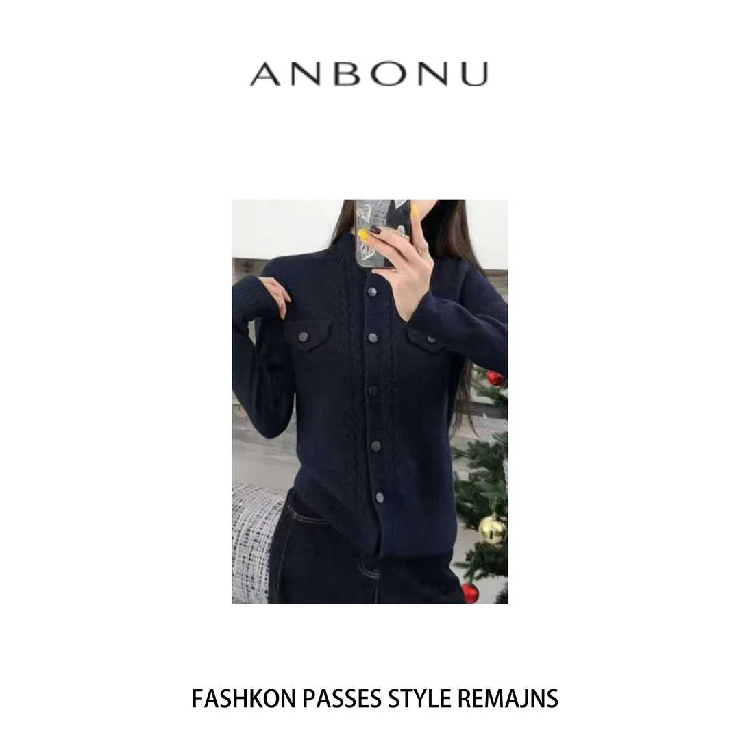 楚楚君 Laugh girl【清雅拧韵】气质时尚百搭设计师潮流女装【5883】