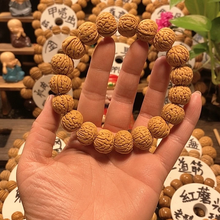 【闪购商品】壹***袋桃核金丹核桃手串