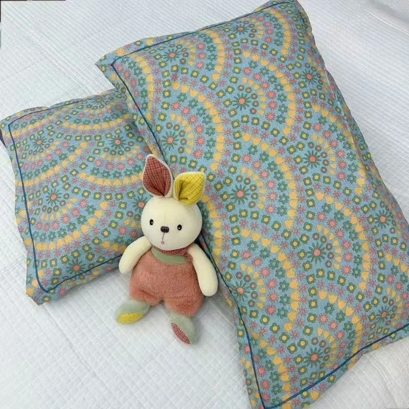 舒柔棉枕套--羽扇春天兰