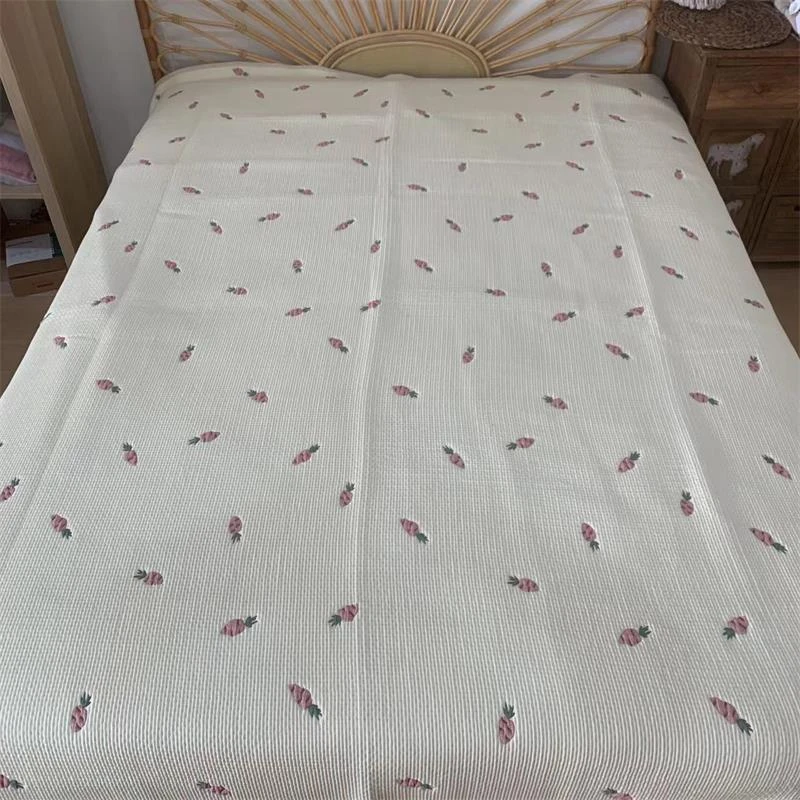 nlfw纯棉奶油风加大床盖 预售