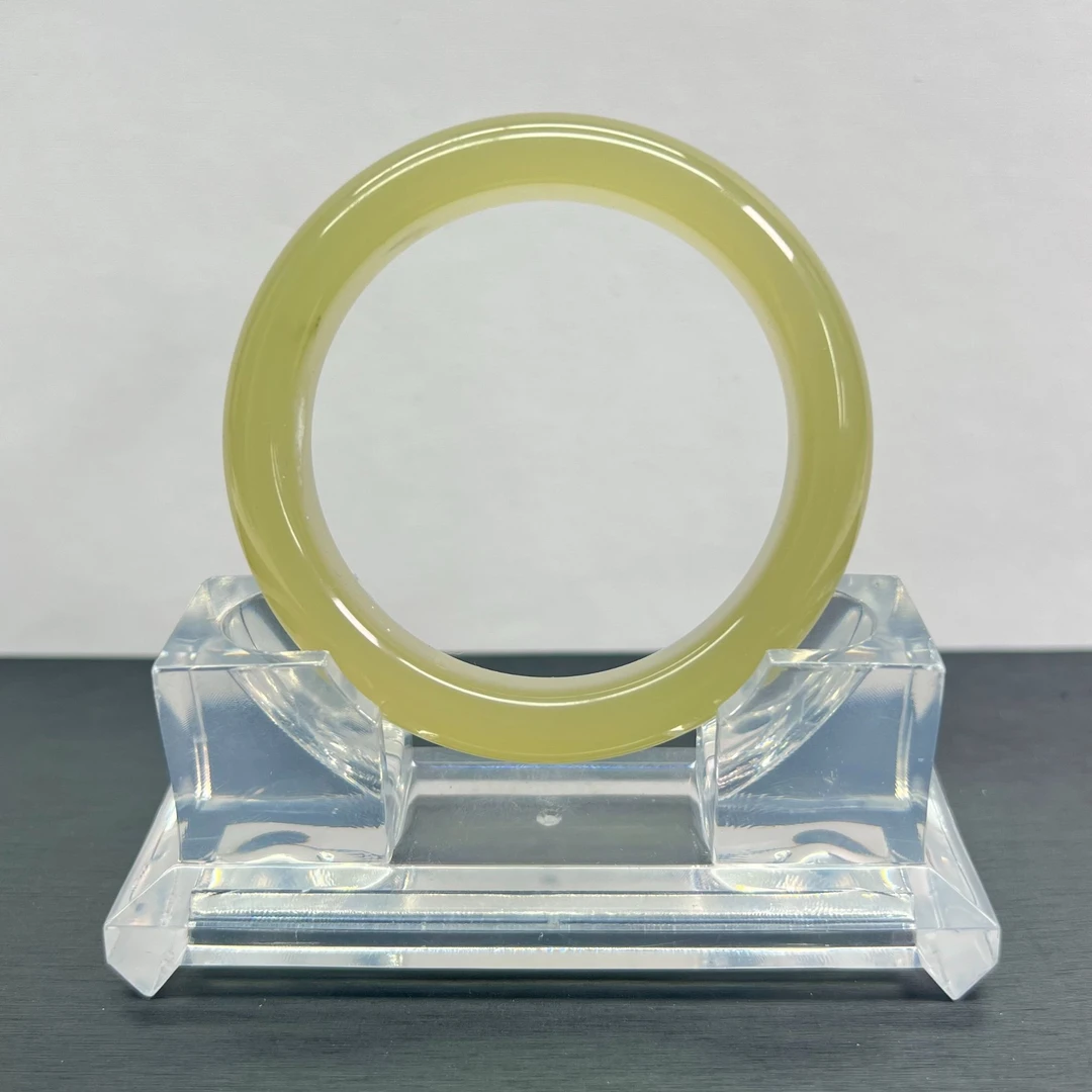 【精品】晴水正圈宽板女款手镯百搭 A517