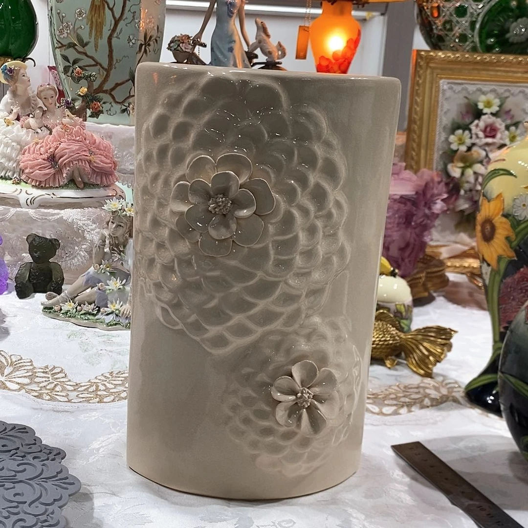 摆件长****宝出口德国高温瓷花瓶