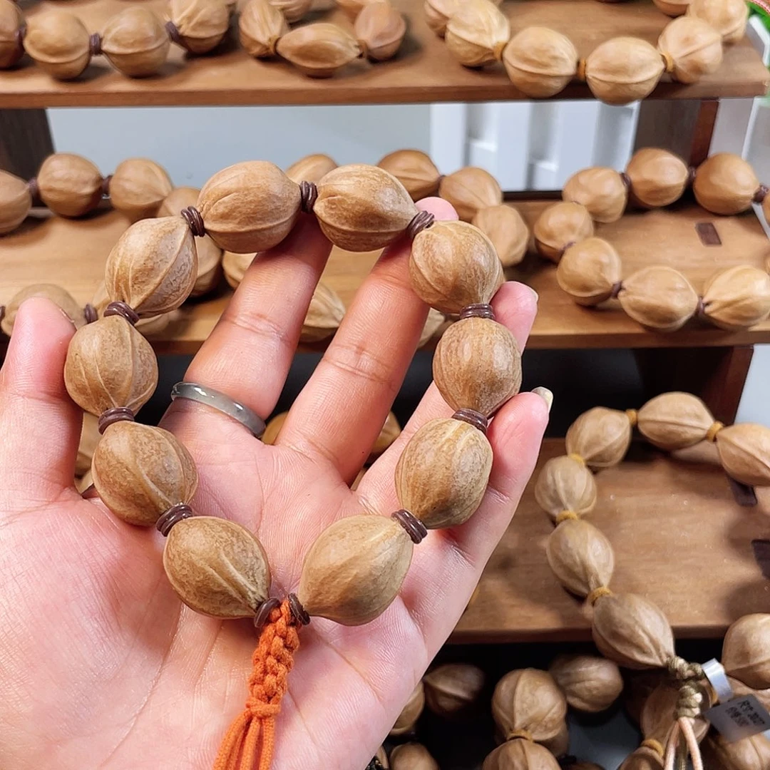 波***8橄榄核手串/手链20.26梅林铁核