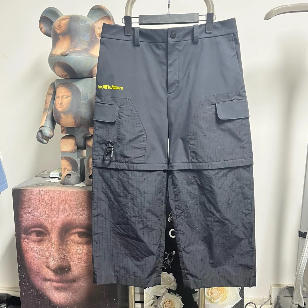 99新 LouisVuitton/路易威登 5 Lv满印可拆卸长裤 N1712