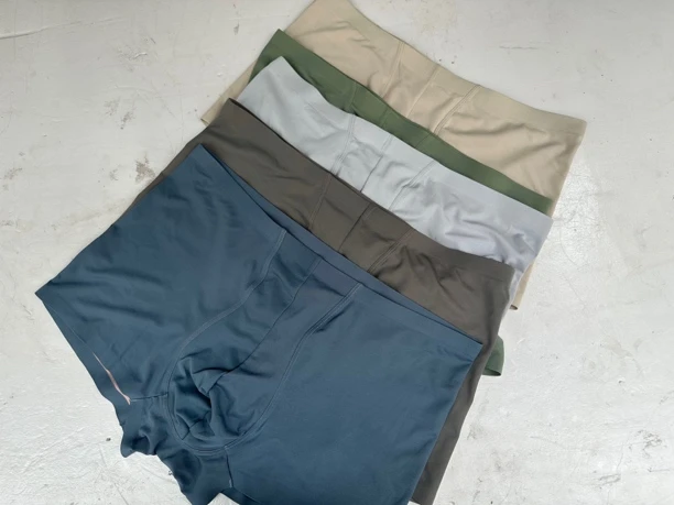 外贸好品 双面高支葫芦裆平角裤 无痕大包围