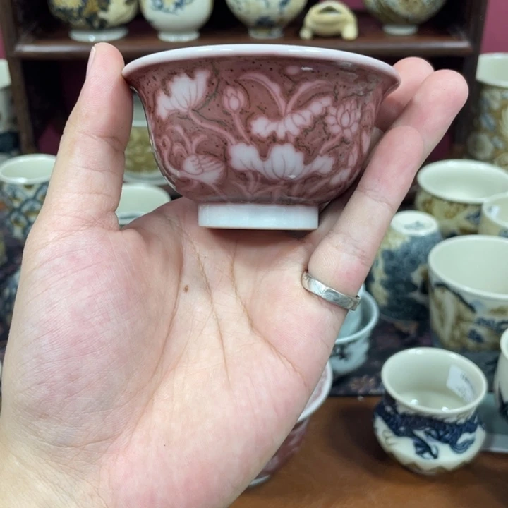 摆件景德镇陶瓷下午老陶