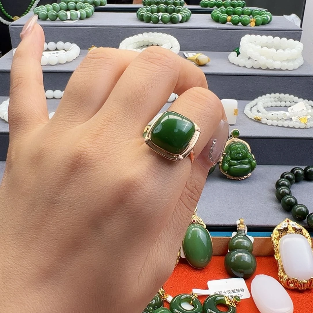 和田玉戒指未镶嵌