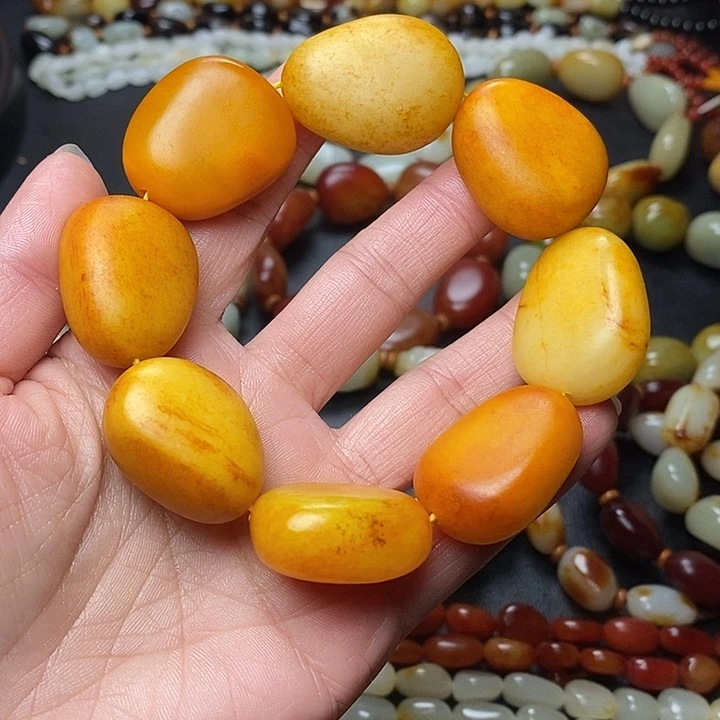 用***6和田玉未镶嵌手链