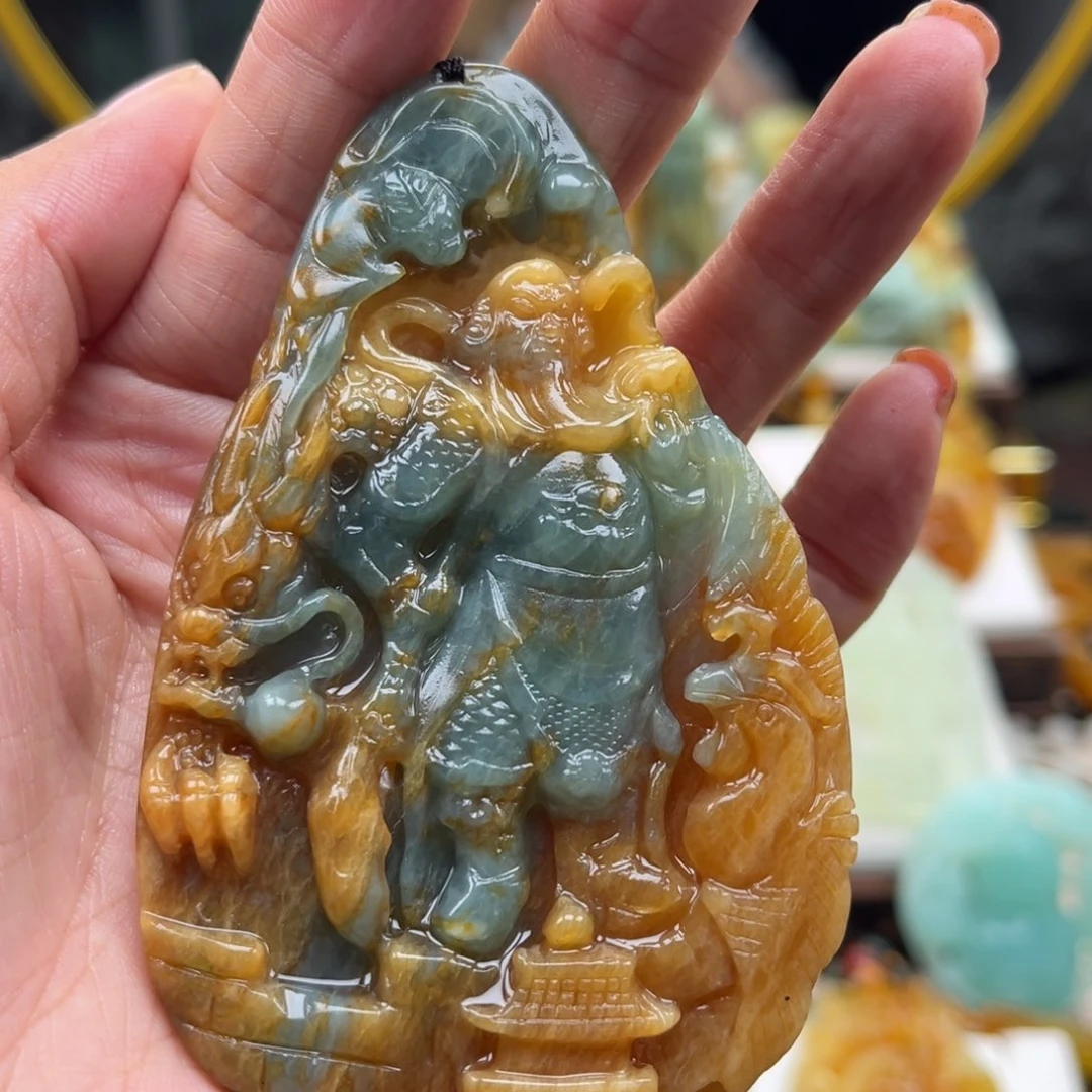 来***长岫玉未镶嵌挂件挂件