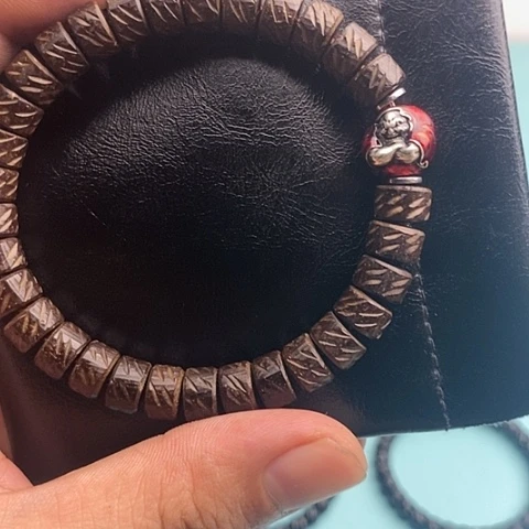 椰蒂手串9刀纹搭配恶僧