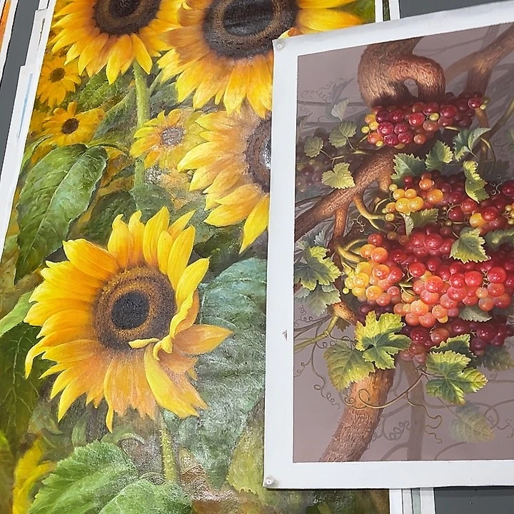 连***成油画恭喜影子一直仔仔细细