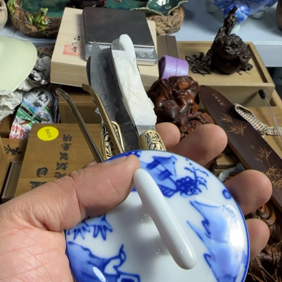 紫砂茶杯我家粉丝真好看啊