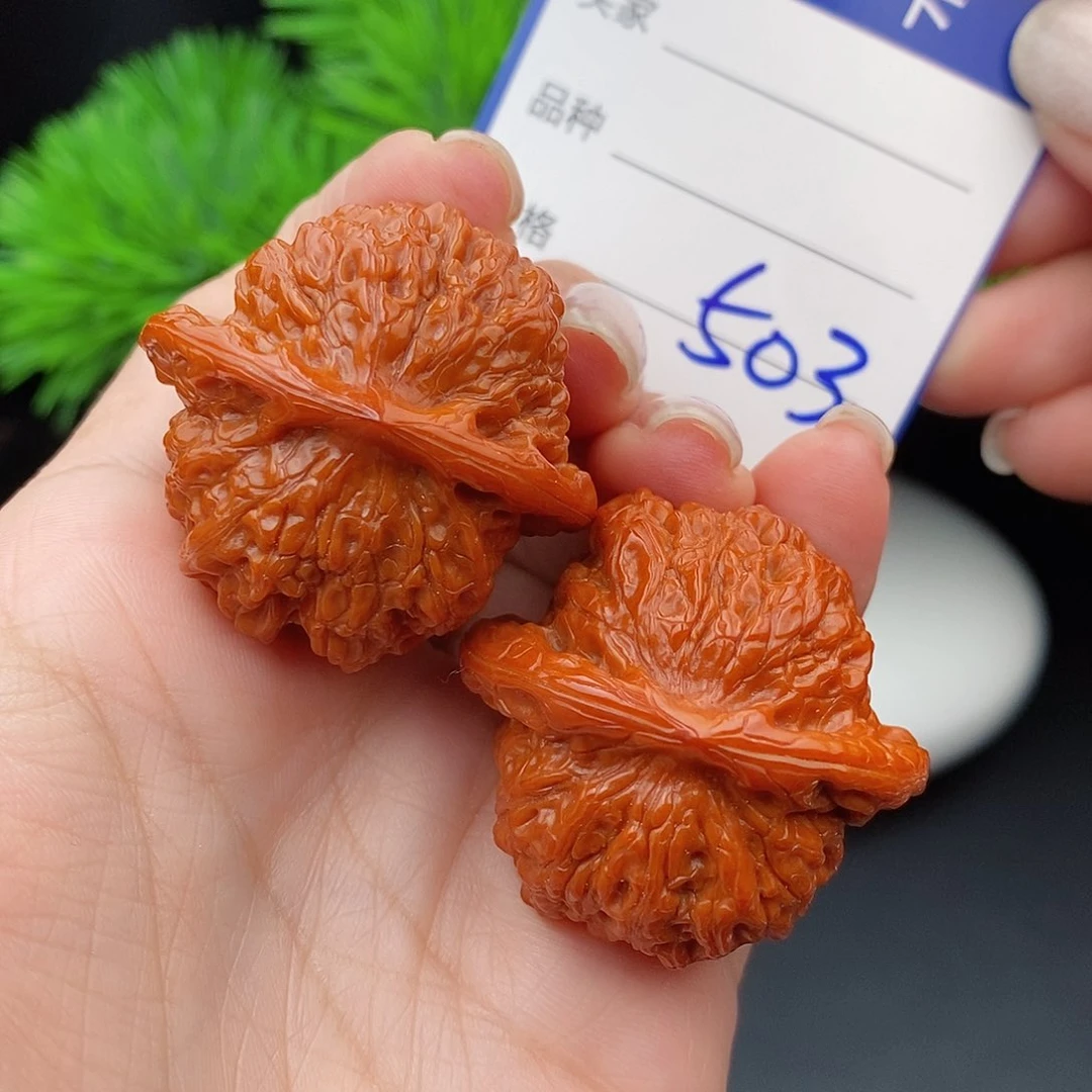 文玩核桃把件37血麒麟503