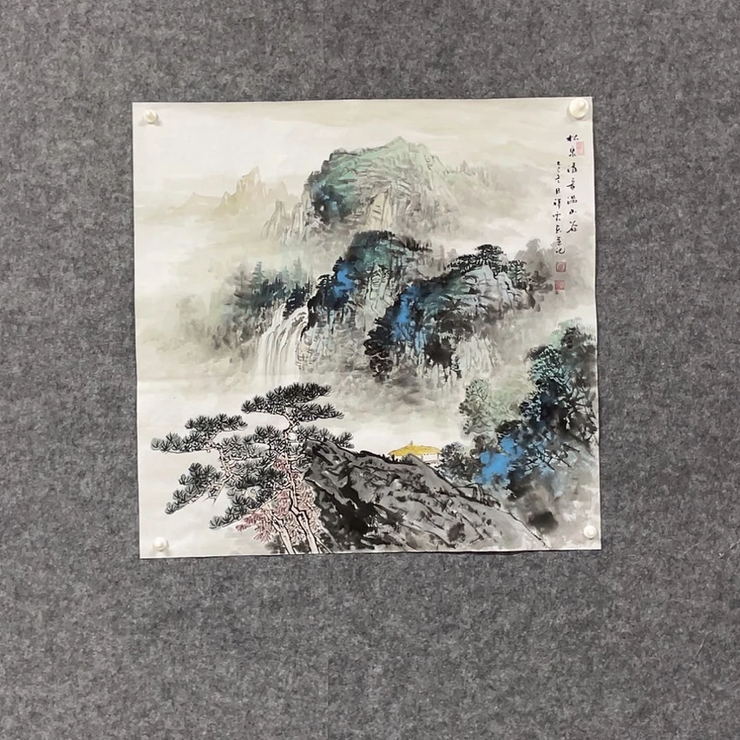 国画四尺斗方68.68画芯 捡漏 李祥云老师