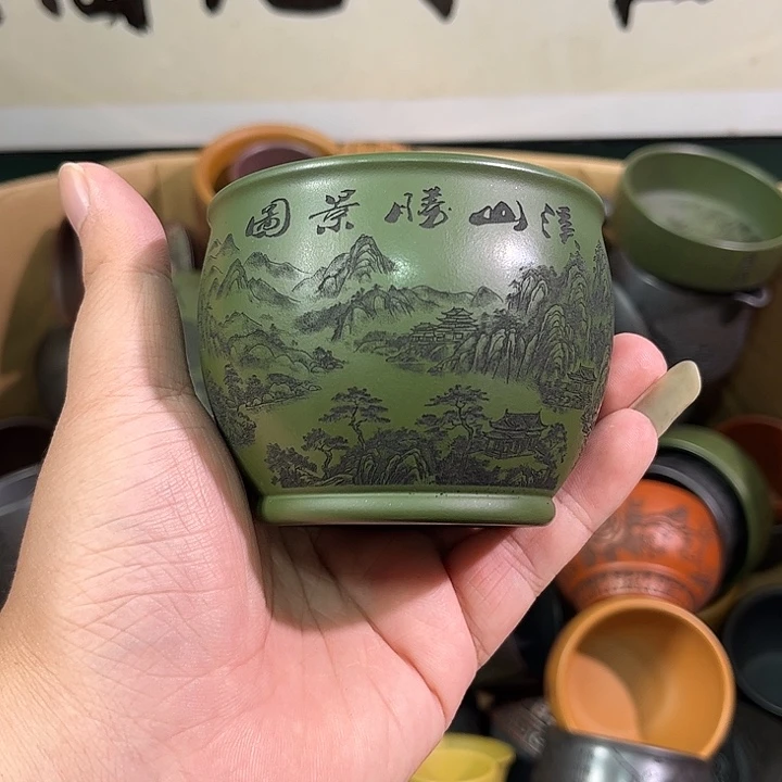 茶杯紫砂全手工紫砂主人杯