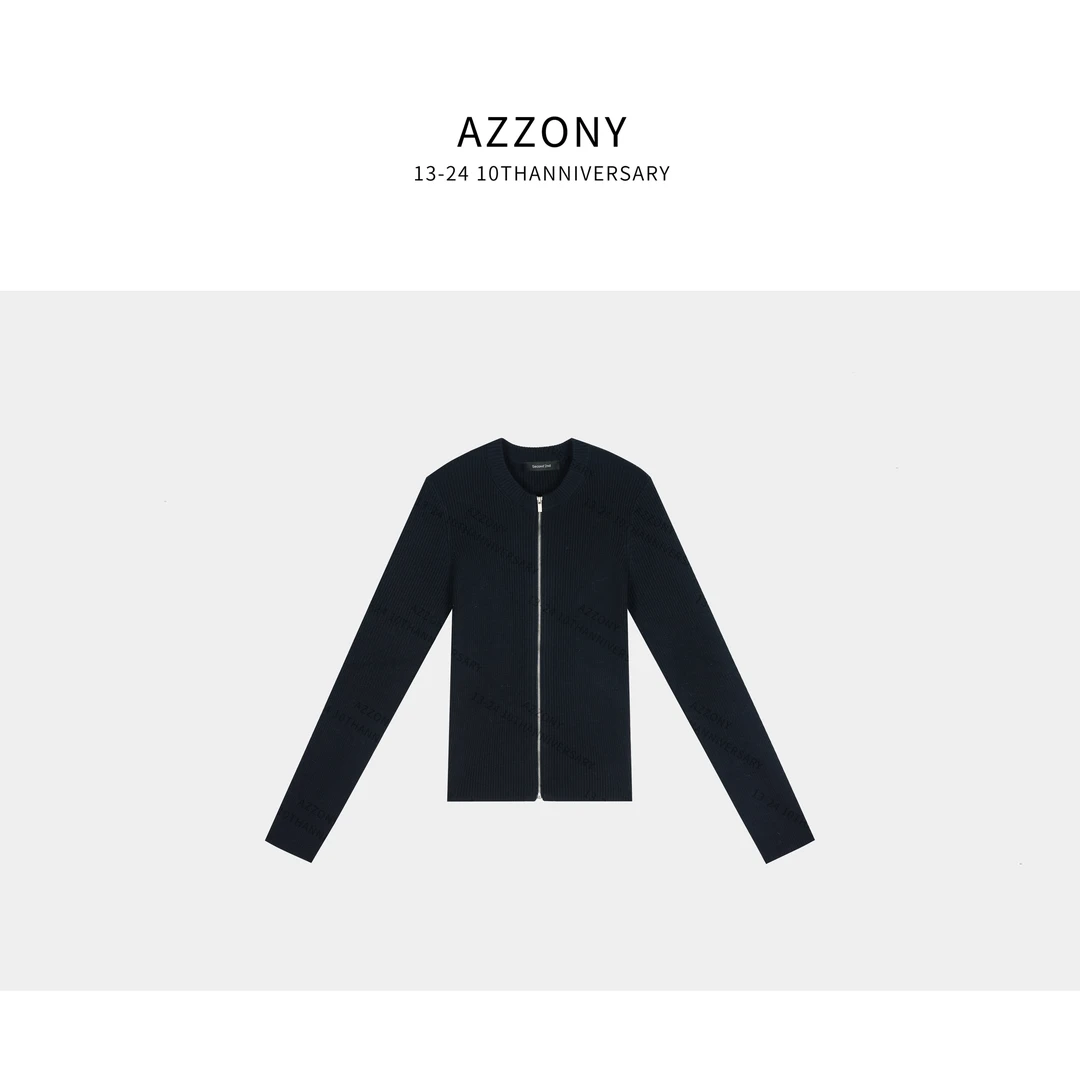 2 YYL 螺纹弹力羊毛开衫 2025冬款上新winter  HP93120