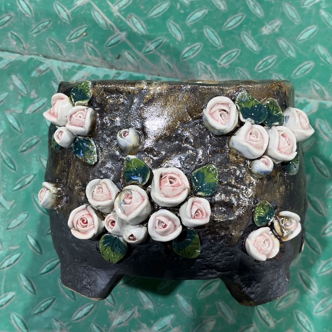 7 号陶然花器多肉植物手工花盆厂家直