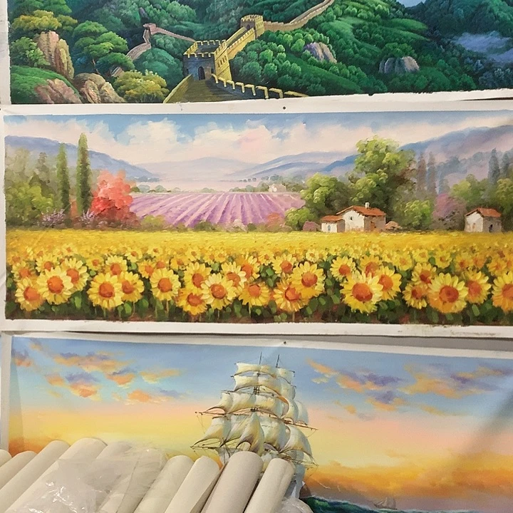 油画70*180手绘油画