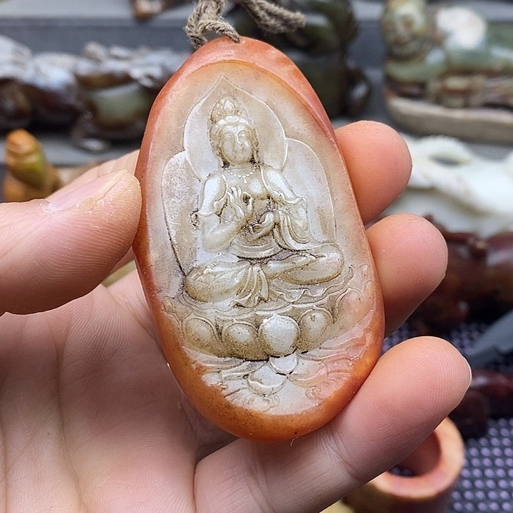 未镶嵌蛇纹石玉颈饰