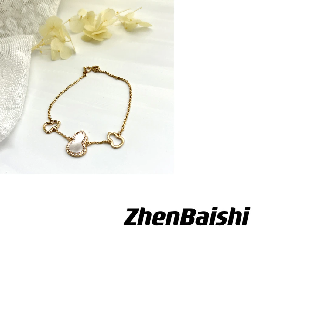 合金手链 小葫芦百搭款手链【哎呦家19038】