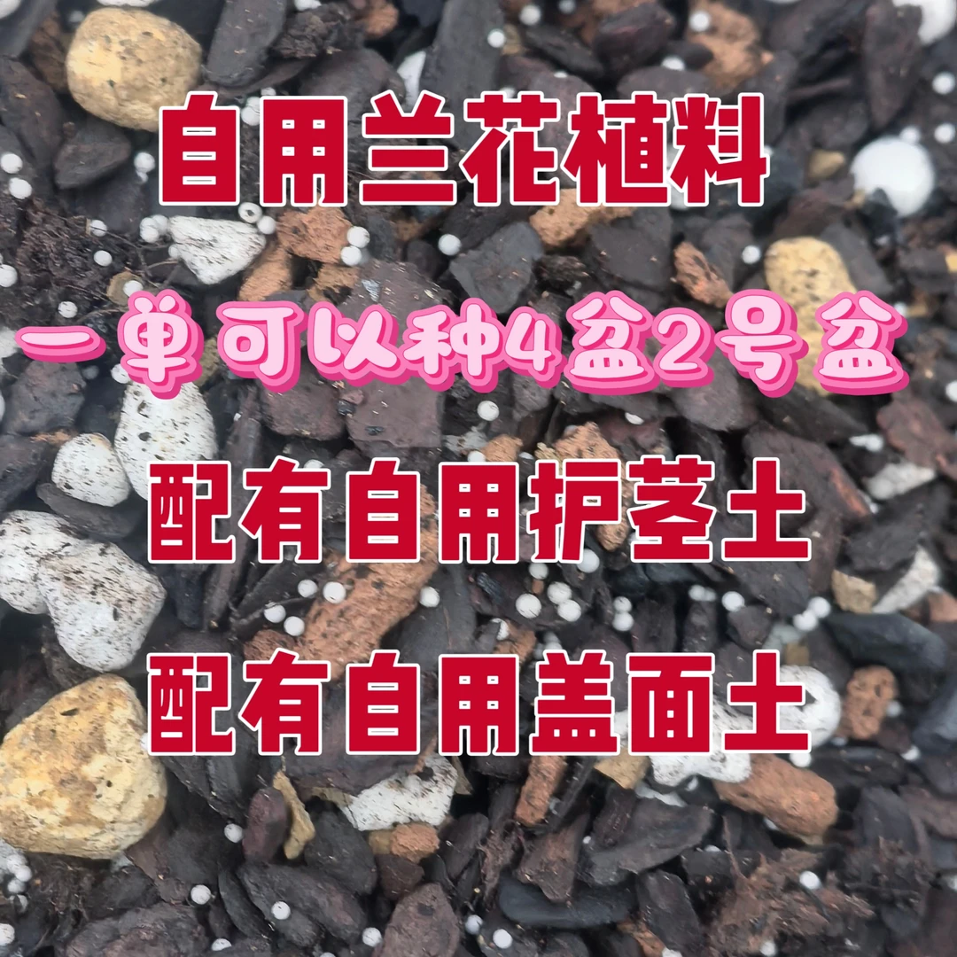 兰花专用营养土蝴蝶兰君子兰植料颗粒松树皮疏松透气养根营养土