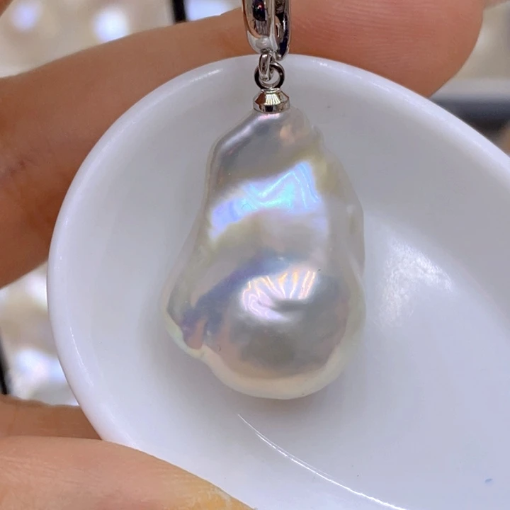 未镶嵌淡水珍珠吊坠(赠链)