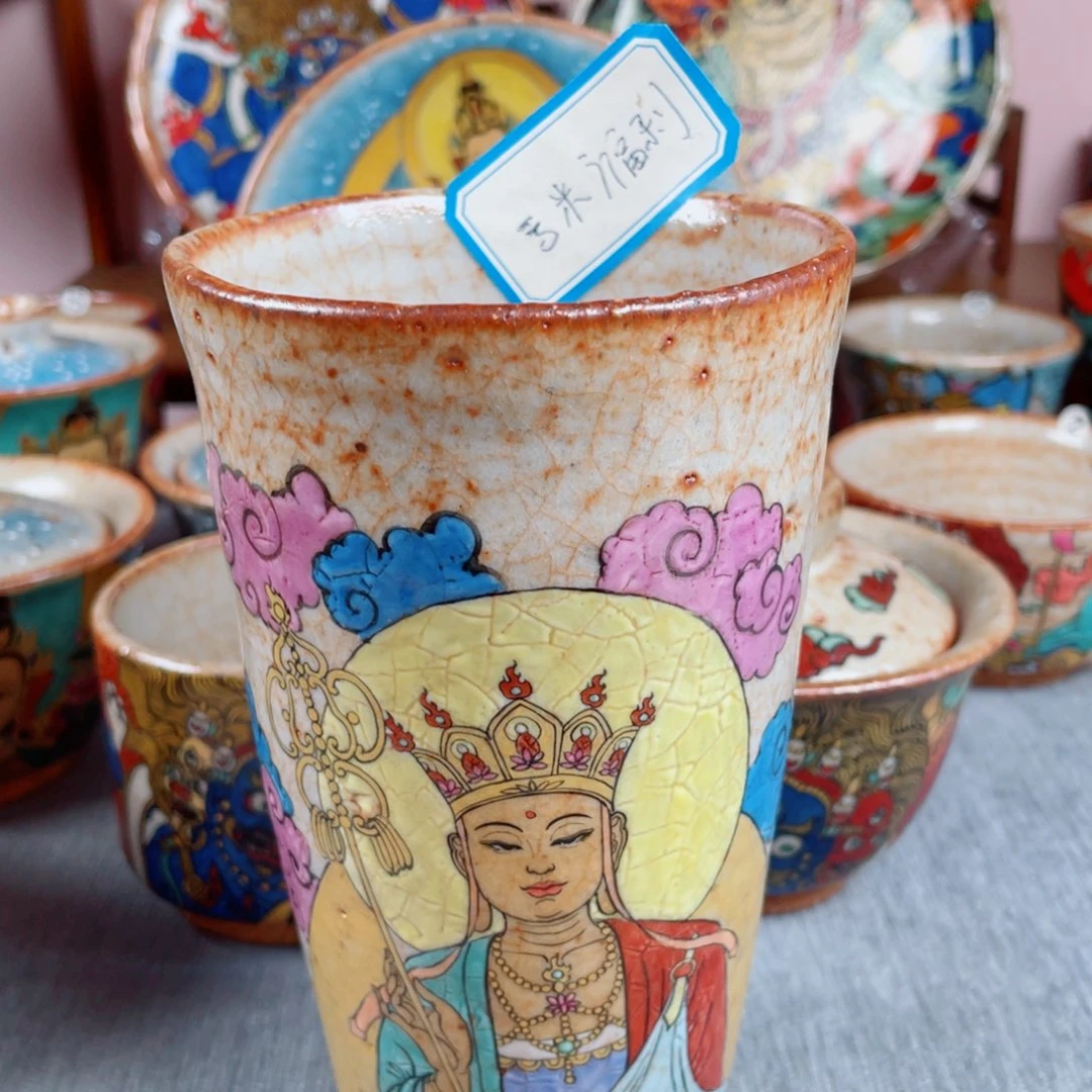 手绘地藏王菩萨大可乐亏米