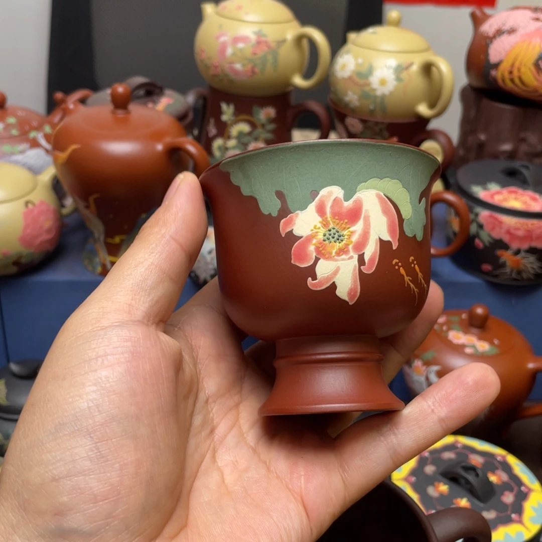 紫砂茶杯紫砂主人杯100cc