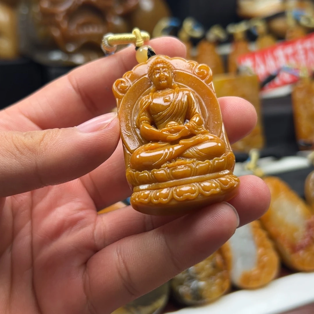 石英质玉（黄龙玉）未镶嵌黄龙玉