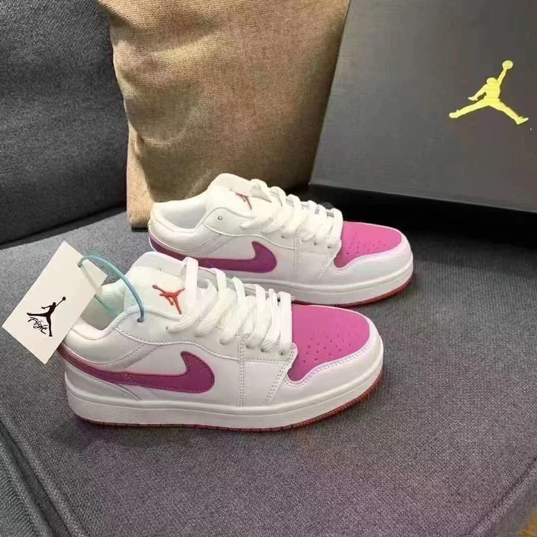 春季爆款AJ1情人节时尚潮流学生男女情侣款ins百搭休闲运动滑板鞋
