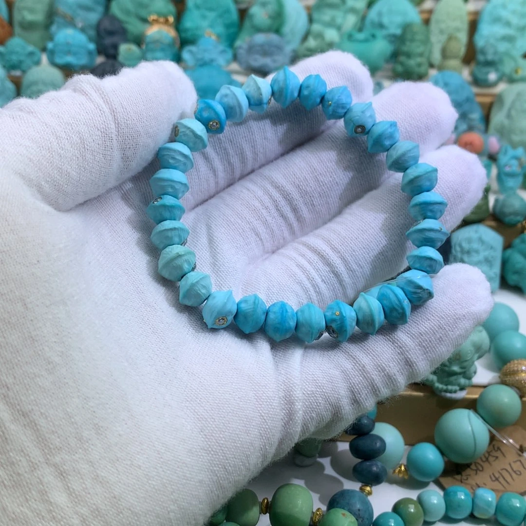 绿松石未镶嵌手链