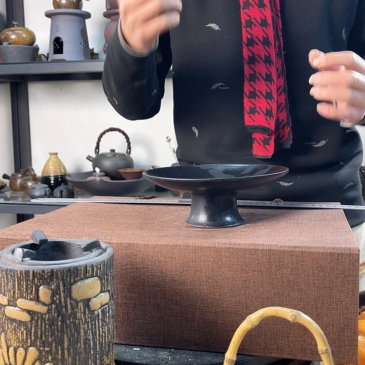 紫泥茶壶紫砂粗陶茶器