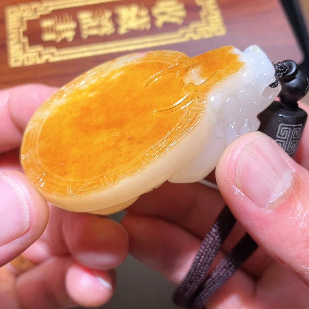 和田玉未镶嵌挂件D1