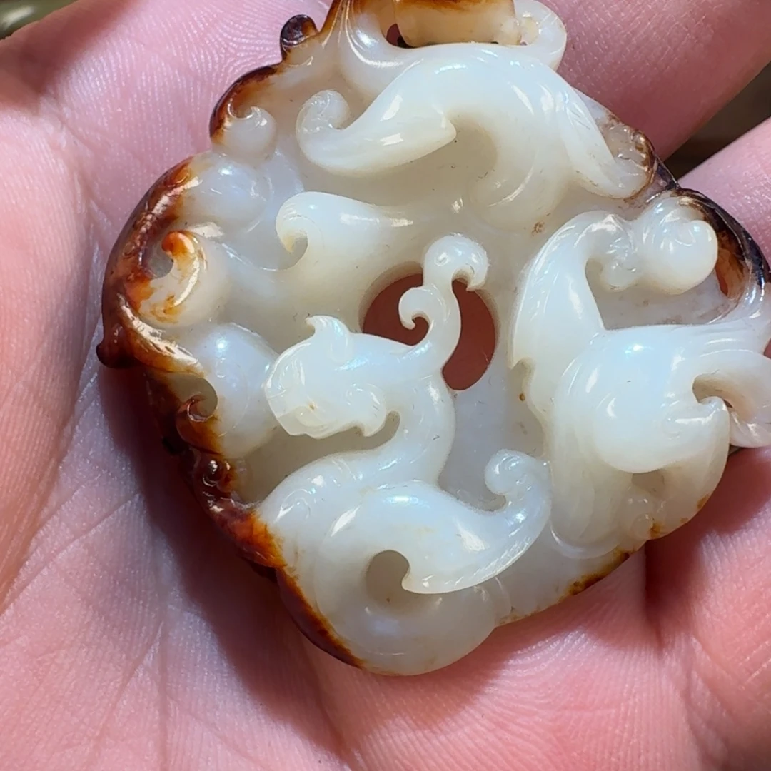 浮***云和田玉（糖玉）未镶嵌手链