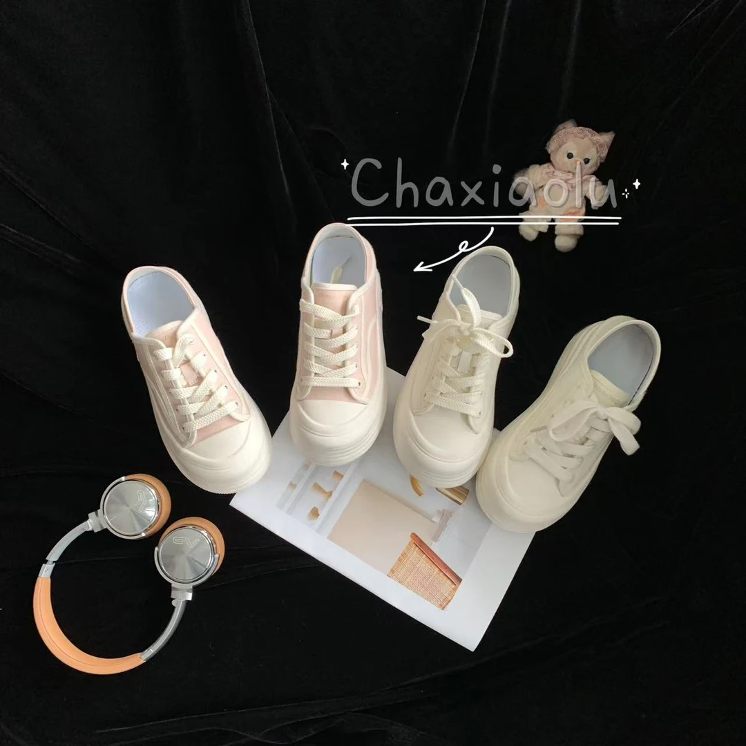 自制私模云朵轻更薄【8cm】两穿牛皮夏定制小白鞋女透气百搭运动鞋