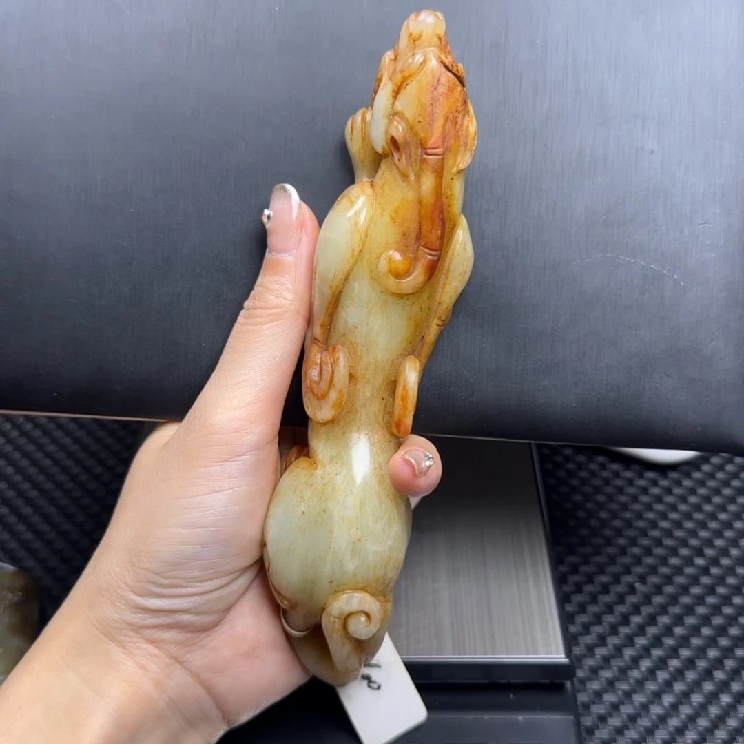 和田玉未镶嵌挂件德**奇