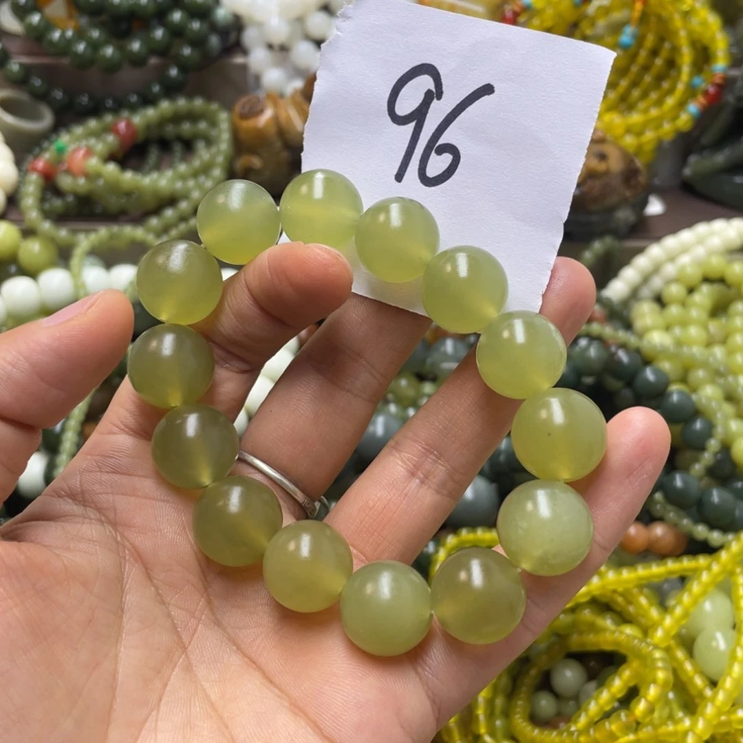 未镶嵌透闪石-蛇纹石玉手链