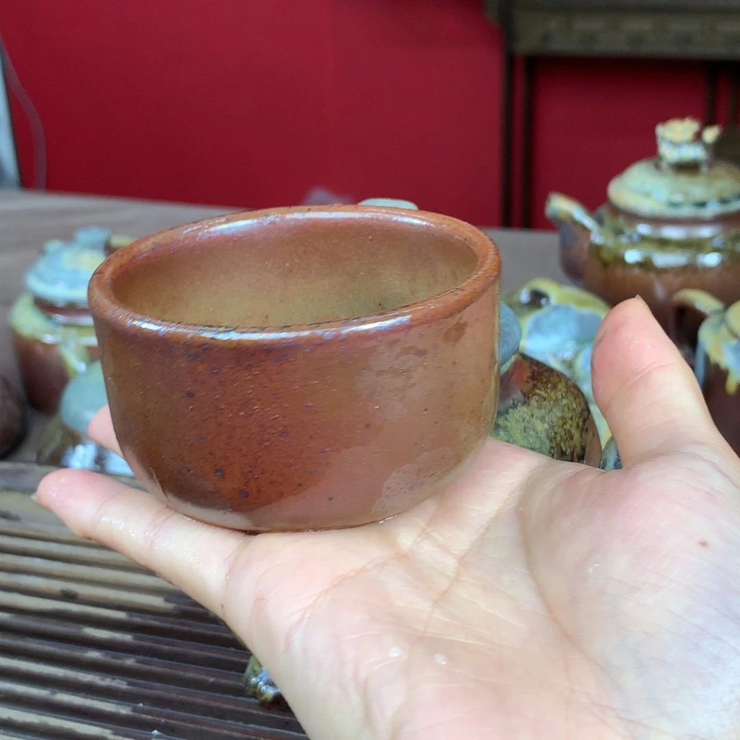 紫砂紫砂茶具纯自然紫砂柴烧