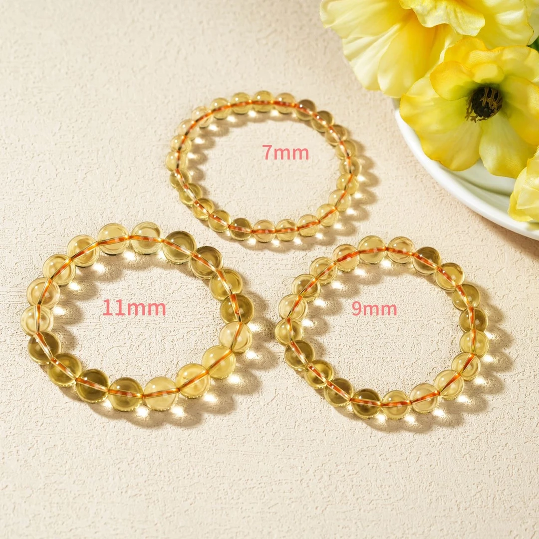 【云上叙】黄水晶手串-多样性发其一-7-11mm-V57441-M（甄选）