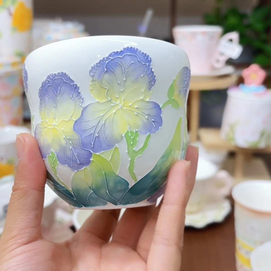 手绘创意高温釉下彩陶瓷