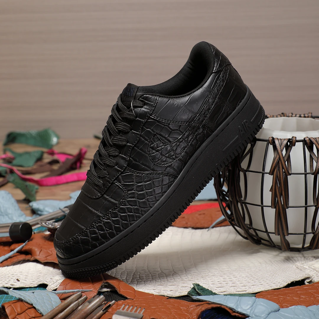 NIKE/耐克Air Force 1 空军一号 黑武士 时尚透气潮流【定制球鞋】