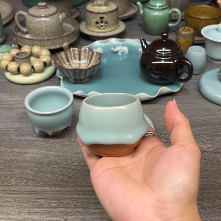吴学春 哑光 流釉杯